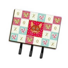 Caroline's Treasures Somali Cat Love Leash or Key Holder Hooks, Multicolor