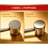 304 Stainless Steel Meat Tenderizer Mallet, Dual-Sided Meat Hammer for