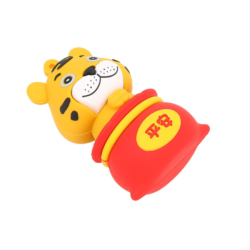 USB Flash Drive Cartoon Tiger Style USB2.0 Hot Swap Plug