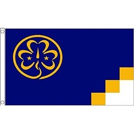 AZ FLAG Girl Guides Scouts Flag 3' x 5' - Scouting - Scout Movement flags 90 x 150 cm - Banner 3x5 ft
