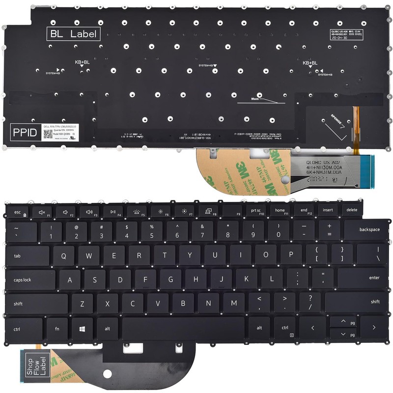 Replacement Keyboard for Dell XPS 15 9500 9510 9520 9530