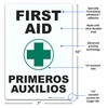 Brimar - 7 x 10" - Bilingual First Aid Sign