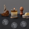 3 piezas de orbes de cristal de mosaico de 3.15