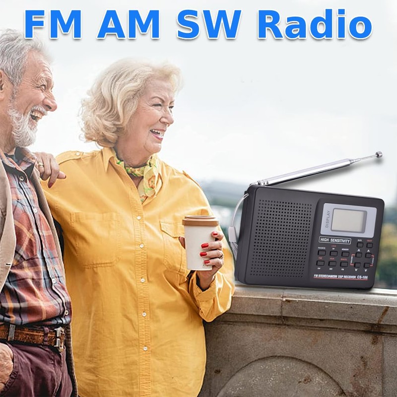 Portable AM FM Radio, FM / AM / SW /