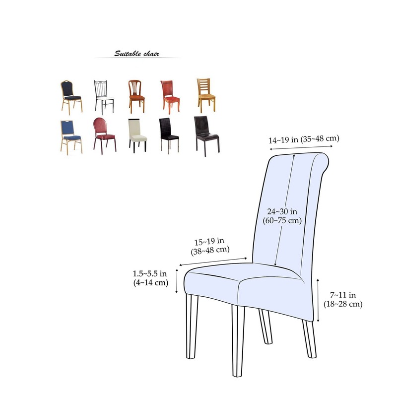 iEventStar Oversized Extra Large Size Chair Cover High Back Chair