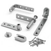 Heavy Duty Cafe Door Hinges,304 Stainless Steel Thick Hinges, Self