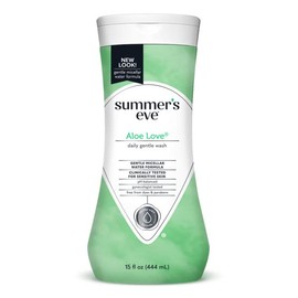 Summers Eve Cleansing Wash 15 Ounce Aloe Love (Sensitive Skin) (444ml) (6 Pack)