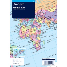Filofax A5 World Map