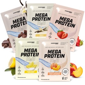 Energybody® Mega Protein H2O Protein Powder Sample Pack - 5 x 30 g - Protein Powder Optimised for Water as Whey Casein Mix/Protein Powder Sample Pack / Protein Powder Sample Set