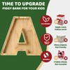 Bemaystar Letter-Piggy-Bank for Kids, Wooden Money-Box, Initial Letters Piggy-Banks for
