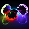 Ruiqas Car Cup Holder LED Light Mat Universal Color Changing