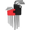 E-Value ELBW09ISL Ball Point Hex Key Set, Semi-Long, 9-Piece Set
