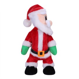 ITODA Twerking Santa Claus Singing Dancing Christmas Electric Santa Claus Toy Red Santa Christmas Figurine Christmas Stuffed Plush Doll Music Toy Santa Figure Toy for Kids