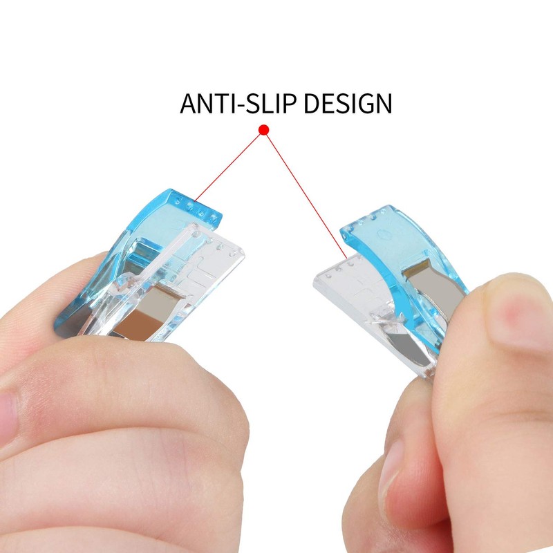 200 PCS Sewing Clips, Multipurpose Quilting Clips Plastic Fabric Clips