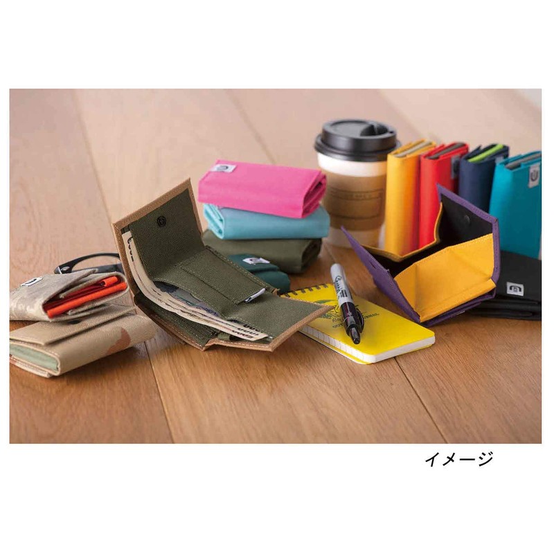 HEMING'S Coruri/Basic Mini Wallet, Yellow, 3.7 x 3.0 x 1.0