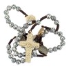 Vatican Imports Pope Francis Four Basilicas Rosary with Rosette Beads