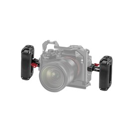 CS PRIORITY NATO Clamp Side Grip Grip for 1/4" Thread Camera Cage Handle for DSLR Camera Fill Light Microphone Holder (with NATO Clamp)