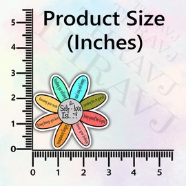 3Pcs Self-Love is Spending Time on Yourself Inspirational Quotes Vinyl Stickers Durable for Laptops Water Bottles Phones Tumblers Notebooks Cars Mugs Size 3 x 3 Inch