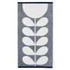 Orla Kiely Sunflower Bathroom Towel 580gsm 100% Cotton Whale Blue