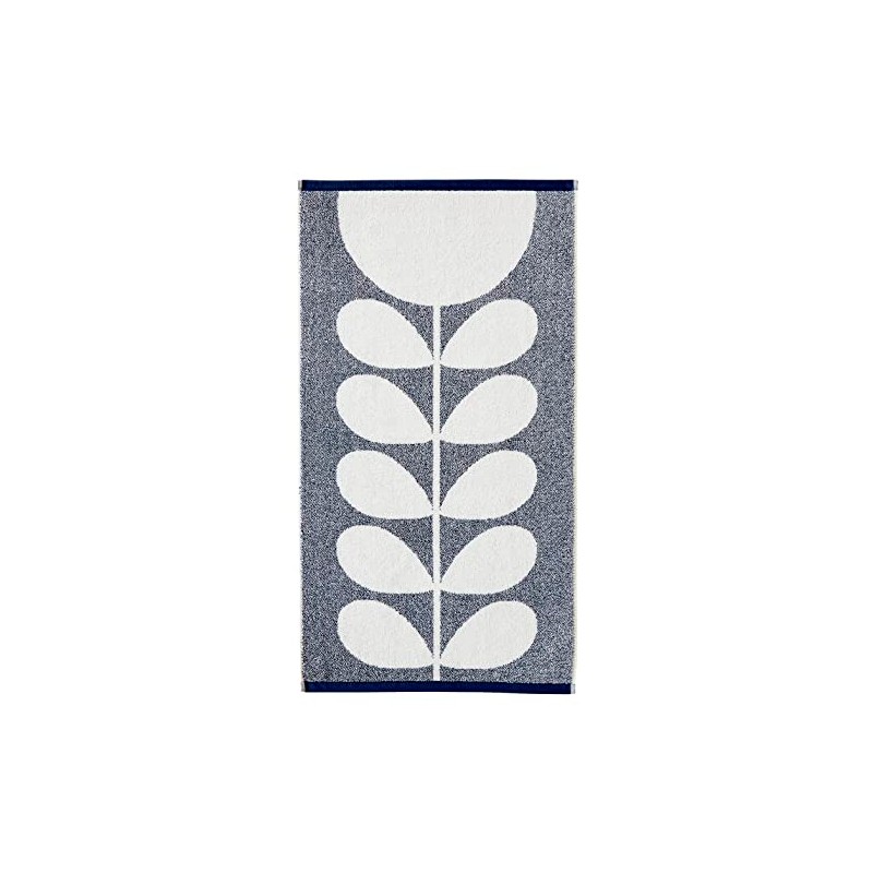 Orla Kiely Sunflower Bathroom Towel 580gsm 100% Cotton Whale Blue