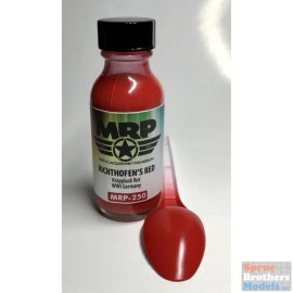 MRP-Mr Paint MRP250 MRP/Mr Paint - Richtofen's Red (Krapplack Rot) - WW1 Germany 30ml (for