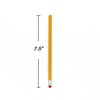 Emraw No 2 HB Wood Cased Pencils with Eraser Top,