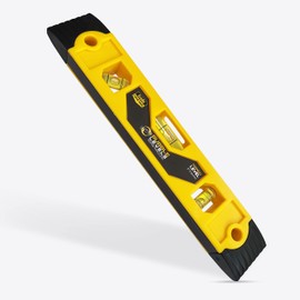 Bubble Levels | Shockproof Small Spirit Level | Level Tool | Magnet Torpedo Level | 3 Bubble Vials 45°/90°/180° | 9"/23cm/230mm Spirit Level