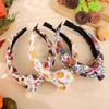 YanJie Fall Knotted Headbands for Women Thanksgiving Day Turkey Headband