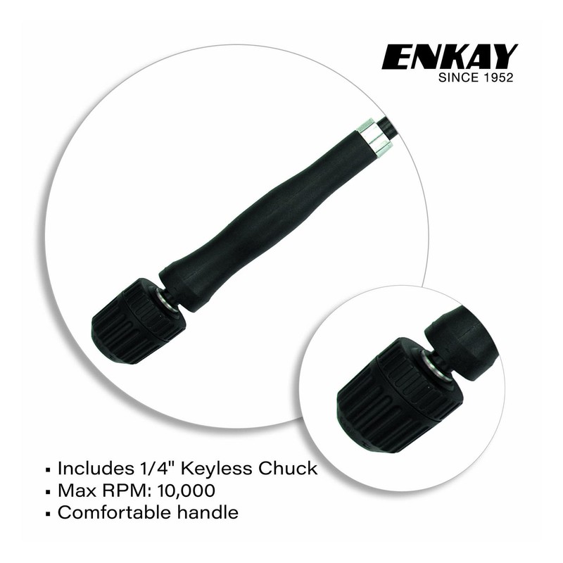 ENKAY - Heavy Duty Flex Shaft with 1/4 inch Keyless