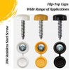 UK Number Plate Fittings - White, Black and Yellow Screw