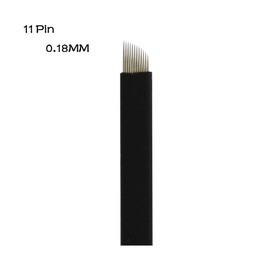 Microblading Blades 0.18mm Angled 11 pins Blade Needle