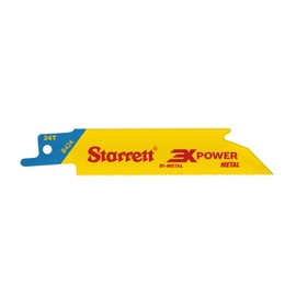 Starrett Metal Cutting Reciprocating Saw Blade 100mm (4-inch) - Pack of 5