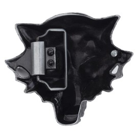 Wolf Belt Buckle Men Wild Animal Wolf Head Belt Buckle Nordic Viking Wolf Belt Buckle Celtic Wolf Animal Belt Buckle Western Cowboy Belt Buckle Punk Rock Belt Buckle, silver