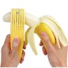 Libloop 1 PCs Creative Stainless Steel Banana Chopper Fruit Cutter