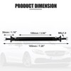 X AUTOHAUX 1pair 100mm 3.94" Adjustable Car Bumper Splitter Support