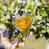 Luke Adams Glass Hanging Hearts – Hand Blown Glass Heart