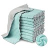 12PCS Kitchen Cloth Dish Towels, Premium Dishcloths, Super Absorbent Dishtowels,