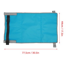 Extensor de Asiento de Avión para Niños Pequeños, Plegable, Ligero, Portátil, Tela Oxford, Cama de Avión para Niños para Viajes en Avión (Cielo Azul)