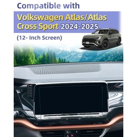 Car Phone Mount for VW/Volkswagen Atlas/Altas Cross Sport 2024 2025 Accessories Custom 12-inch Screen 360° Rotation Car Phone Holder Compatible with MagSafe Phone Cradles Not Affect Air Vent