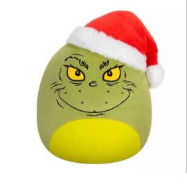 Squishmallows The Grinch in Santa Hat 6”Inch Soft Plush NWT