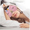 NOLITOY 2Pcs Alpaca Sleep Eye Masks Soft Cashmere Travel Blindfolds
