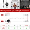 SYL Fitness Lat Pull Down Machine Cable Pulley System with