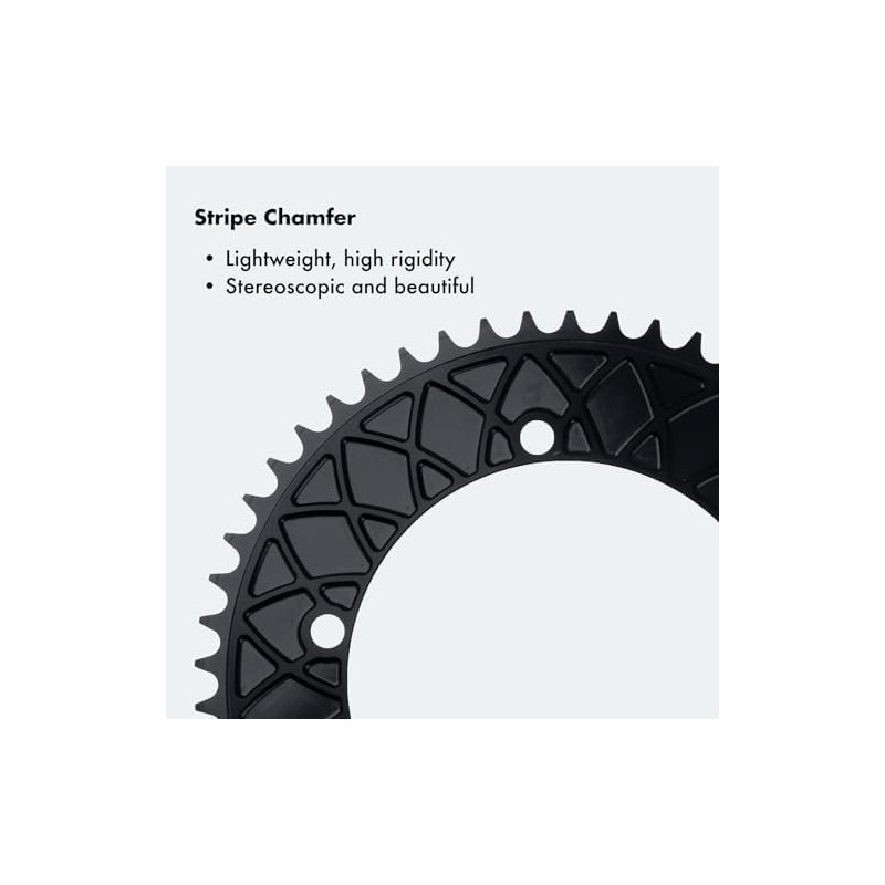 DJC 144BCD Round Chainring Fixed Gear Fixie Track Bike 47T