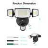 iMaihom 50W Motion Sensor Outdoor Lights, 5000LM Hardwired Motion Sensor