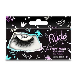 Rude Cosmetics Essential Faux Mink 3D Lashes - Vexing Pair Women 1 Pc
