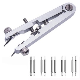 YJRUNFU Spring Bar Remover, Spring Bar Remover, Dual Grips, Watch Strap Adjustment Tool, Band, Repair Kit, Alloy Steel, Spring Bar Remover, Adjustment, Watch Pin Removal Tool, Adjustment, Belt Length