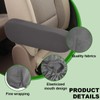 Ohleats 2 PCS Car Front Seat Armrest Covers, Comfortable Front