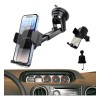 Soporte Celular Auto 3 en 1 Base Telefono Tablero Rejilla