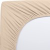 Utopia Bedding Fitted Sheet Double, Beige - Deep Pocket 14