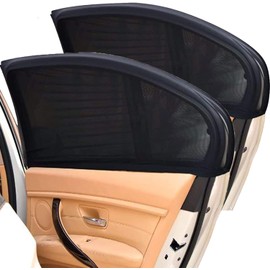 Arikaree® Sun Visor Car Baby Model 2024 Sock Car Sun Opaque Universal Size Window Protection Rear Window Cover Sun Protection Car without Suction Cups UV Protection (Set of 2)